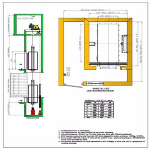 Hospital Lift Layout